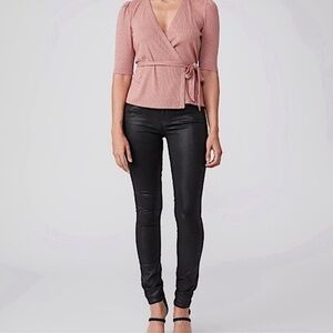 Anthem Paige Skinny Black Fog Coated Skinny Jeans